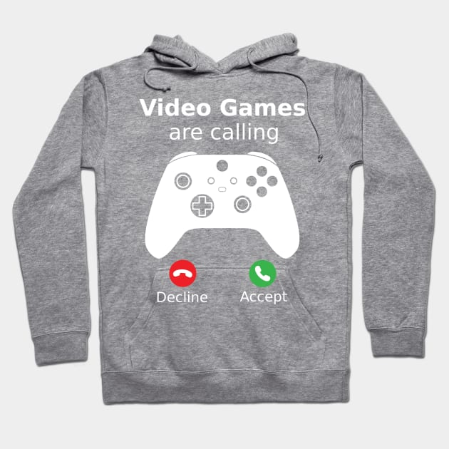Video Games Are Calling Hoodie by Gamers Gear